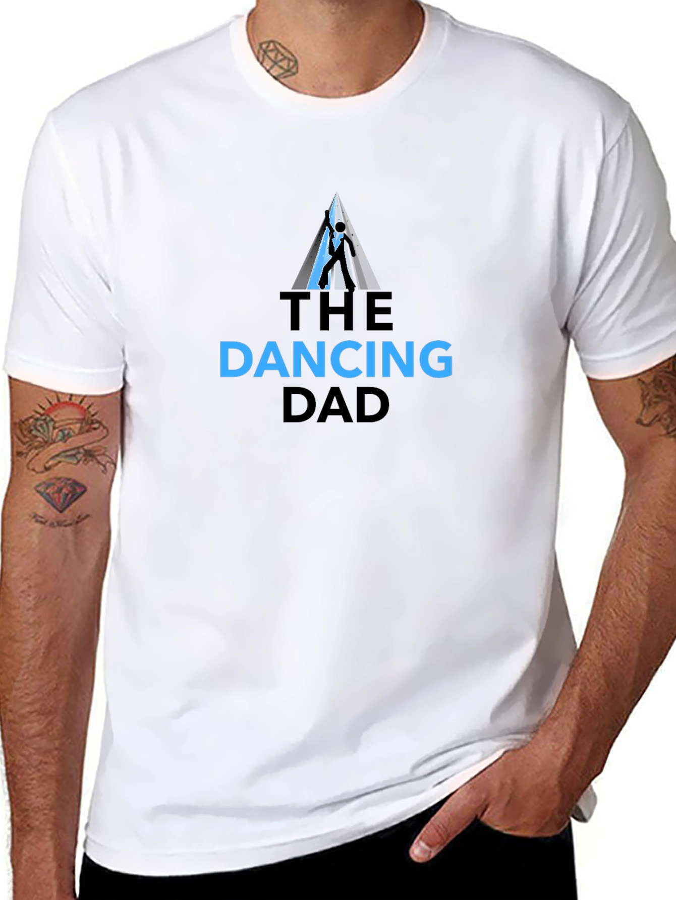 The Dancing Dad T-Shirt - Black Graphic Tee