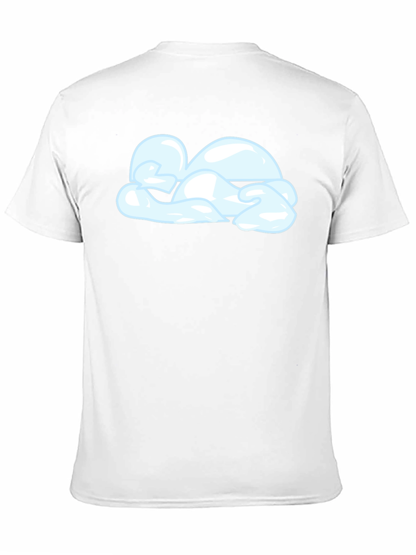 Cloud Graphic Black T-Shirt | Casual Cotton Tee