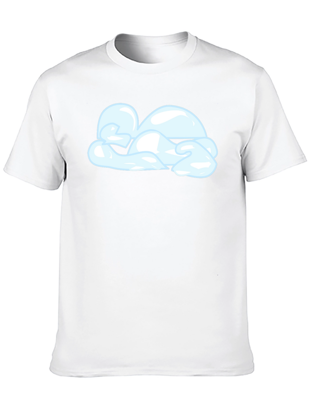 Cloud Graphic Black T-Shirt | Casual Cotton Tee
