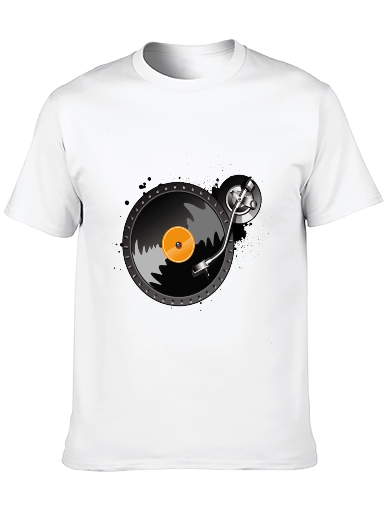 Vinyl Record Player Graphic T-Shirt