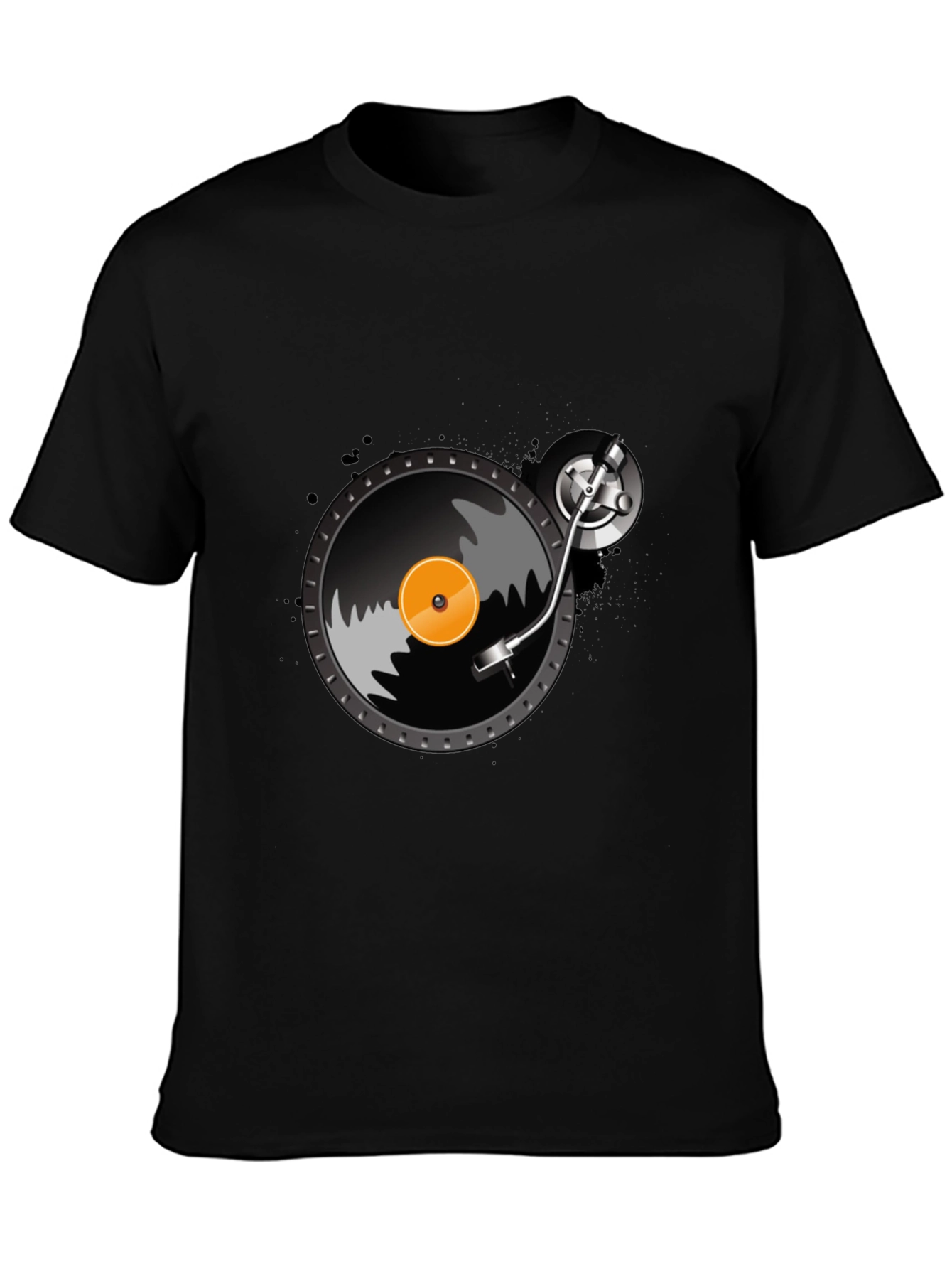 Vinyl Record Player Graphic T-Shirt
