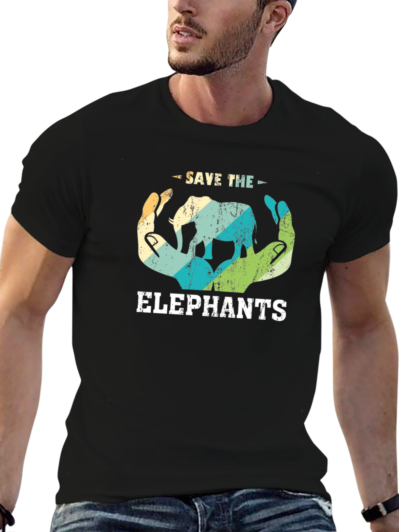 Save the Elephants Graphic T-Shirt