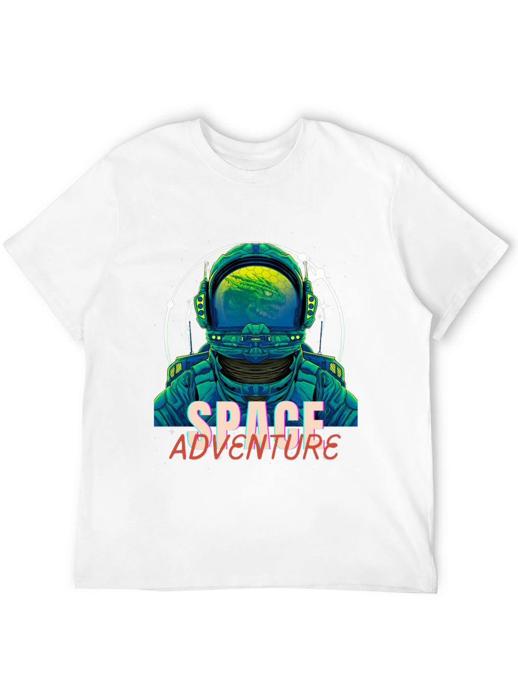 Space Adventure Graphic Tee - Astronaut Design