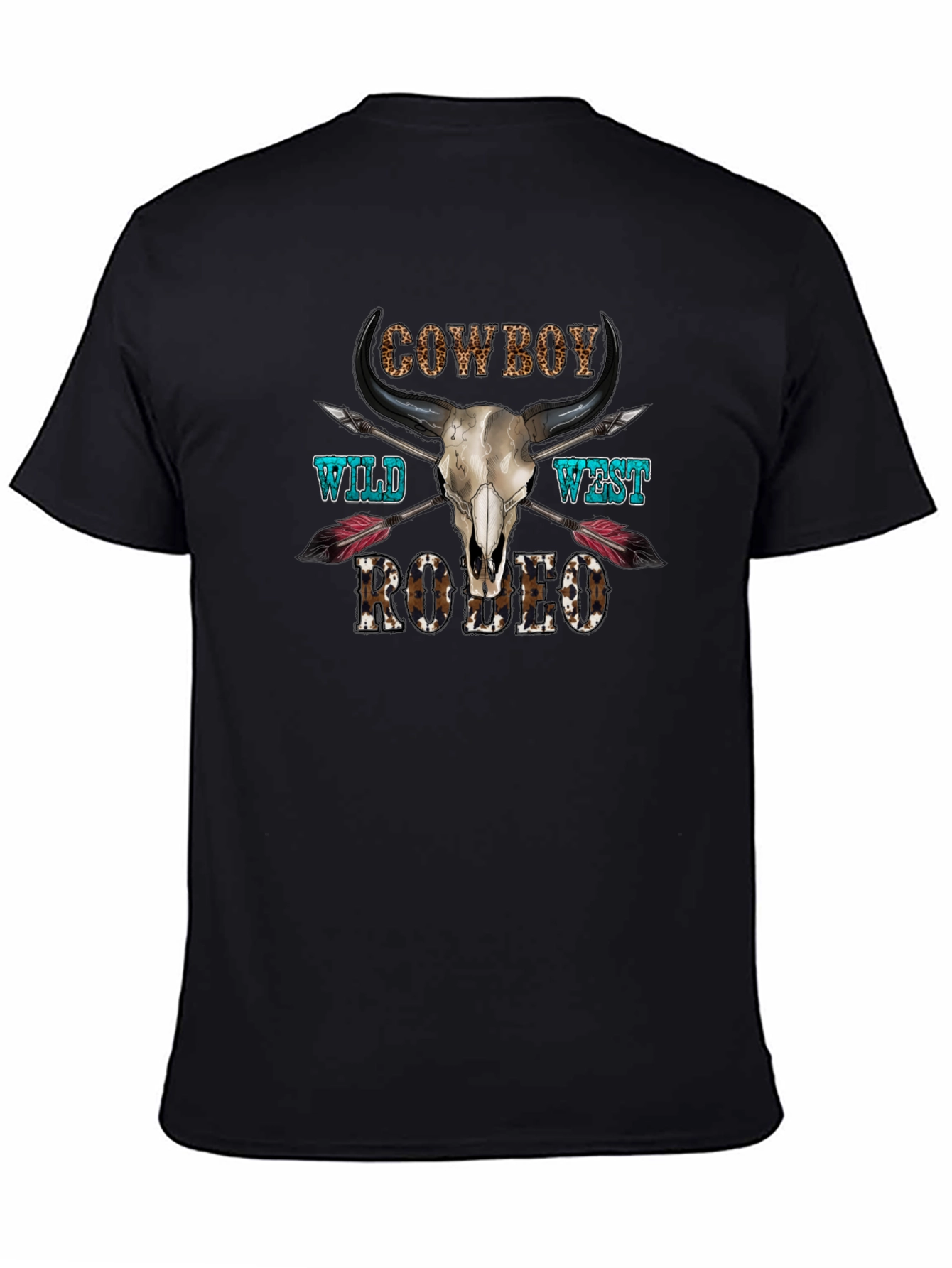 Cowboy Wild West Rodeo Graphic T-Shirt