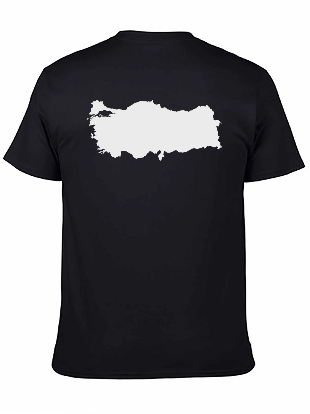 Turkey Map Graphic Tee - Black Unisex T-Shirt
