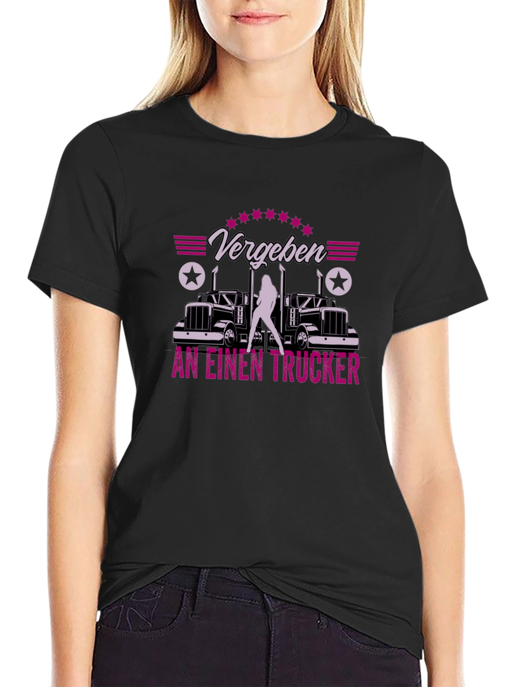 Trucker Tee - Vergeben an einen Trucker Graphic T-Shirt