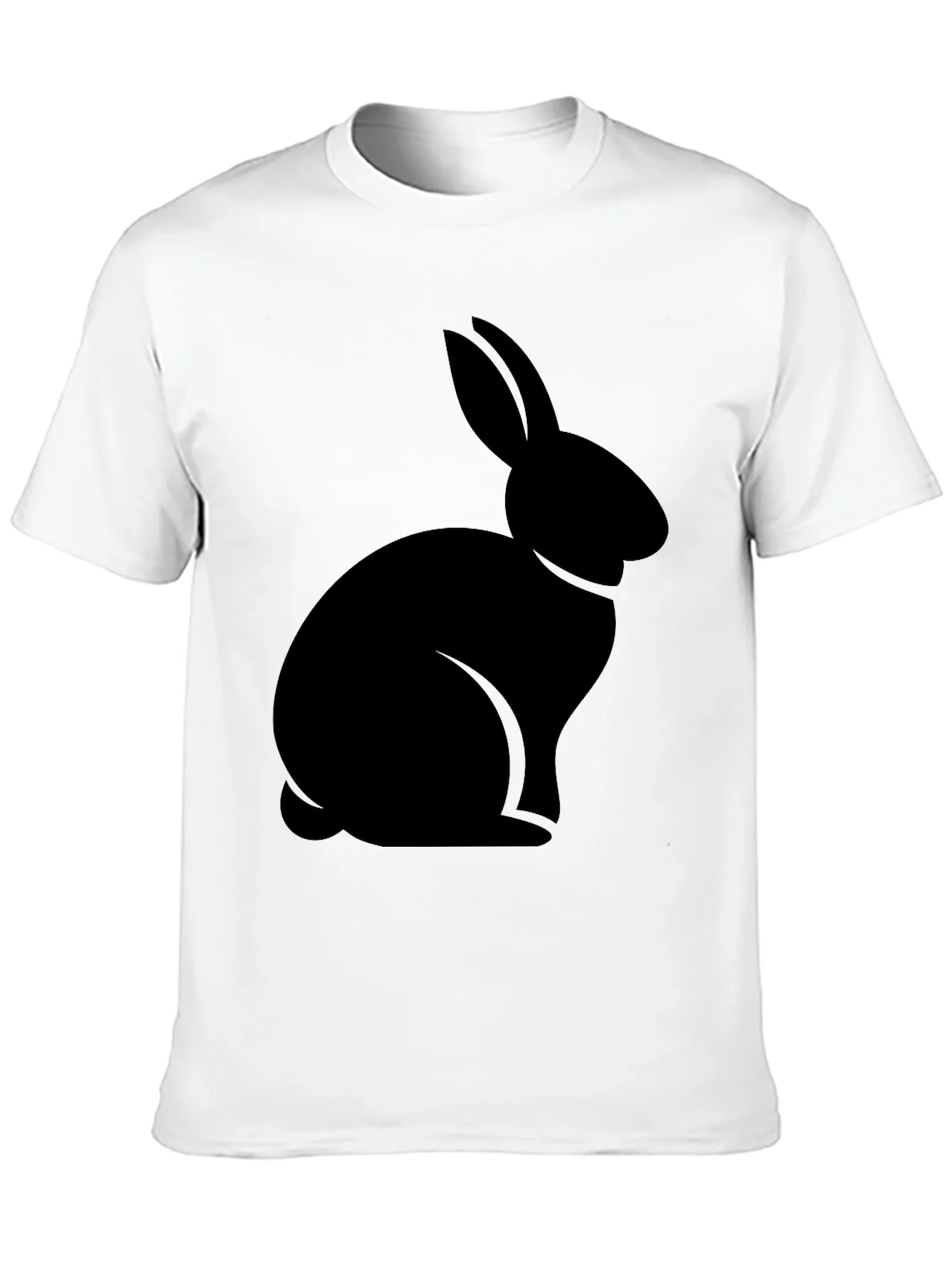 Black Rabbit Graphic Tee - Casual Comfort