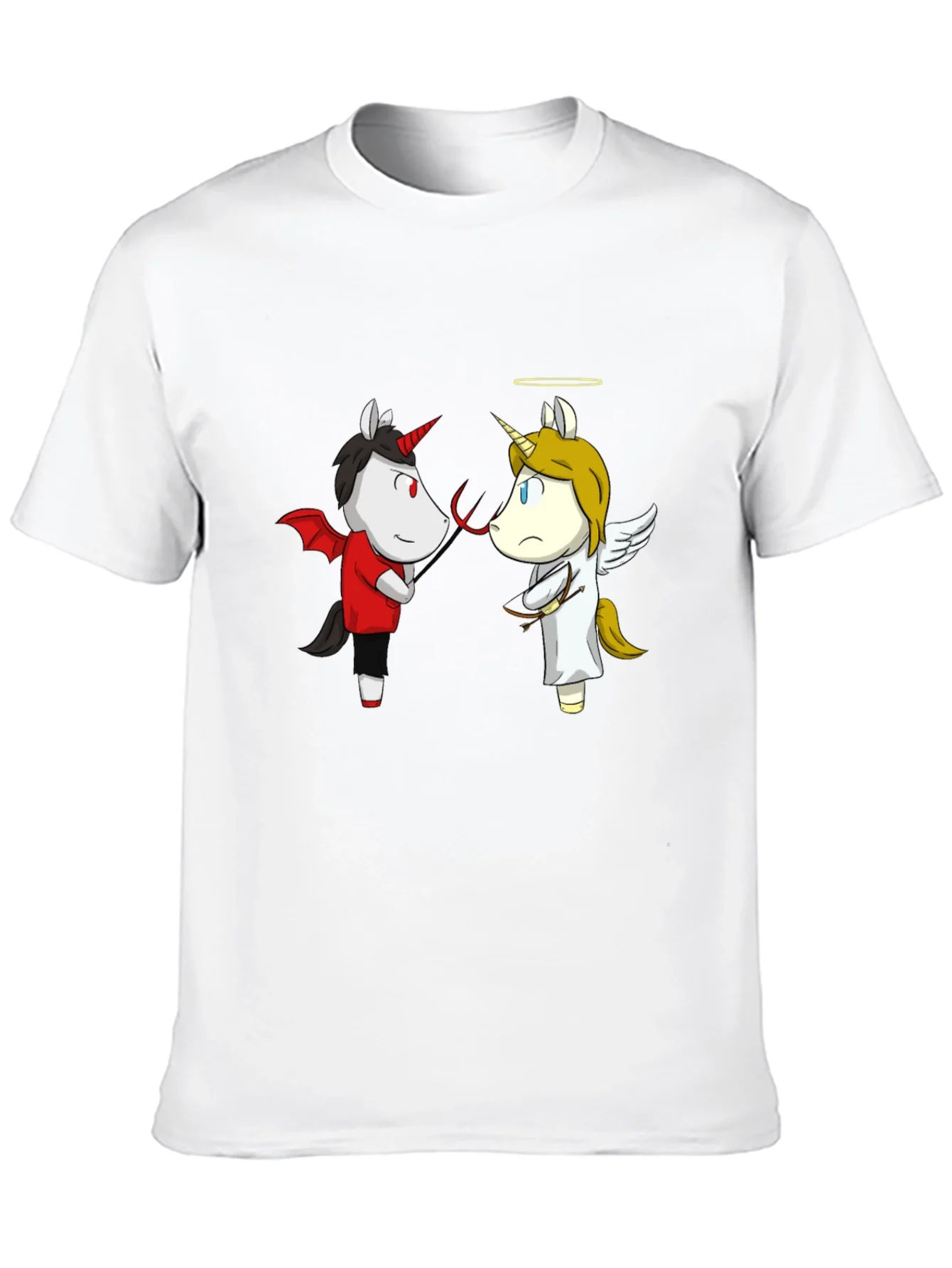 Angel and Devil Unicorn T-Shirt