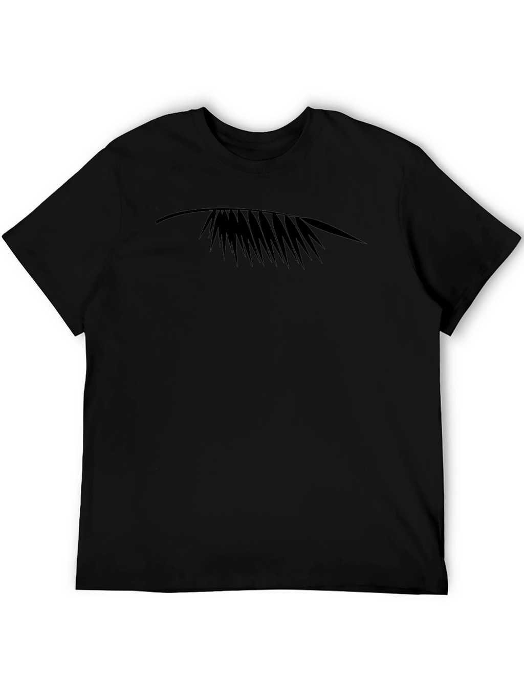 Mens Black Tropical Palm Graphic Tee