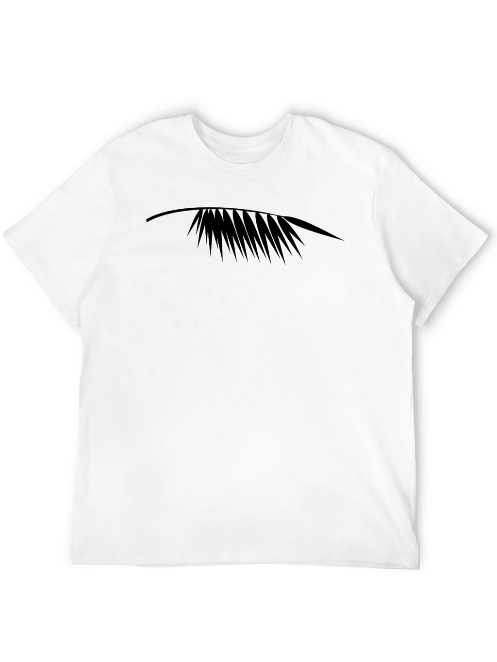 Mens Black Tropical Palm Graphic Tee