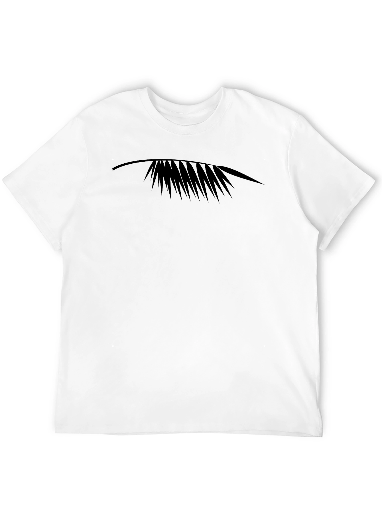 Mens Black Tropical Palm Graphic Tee