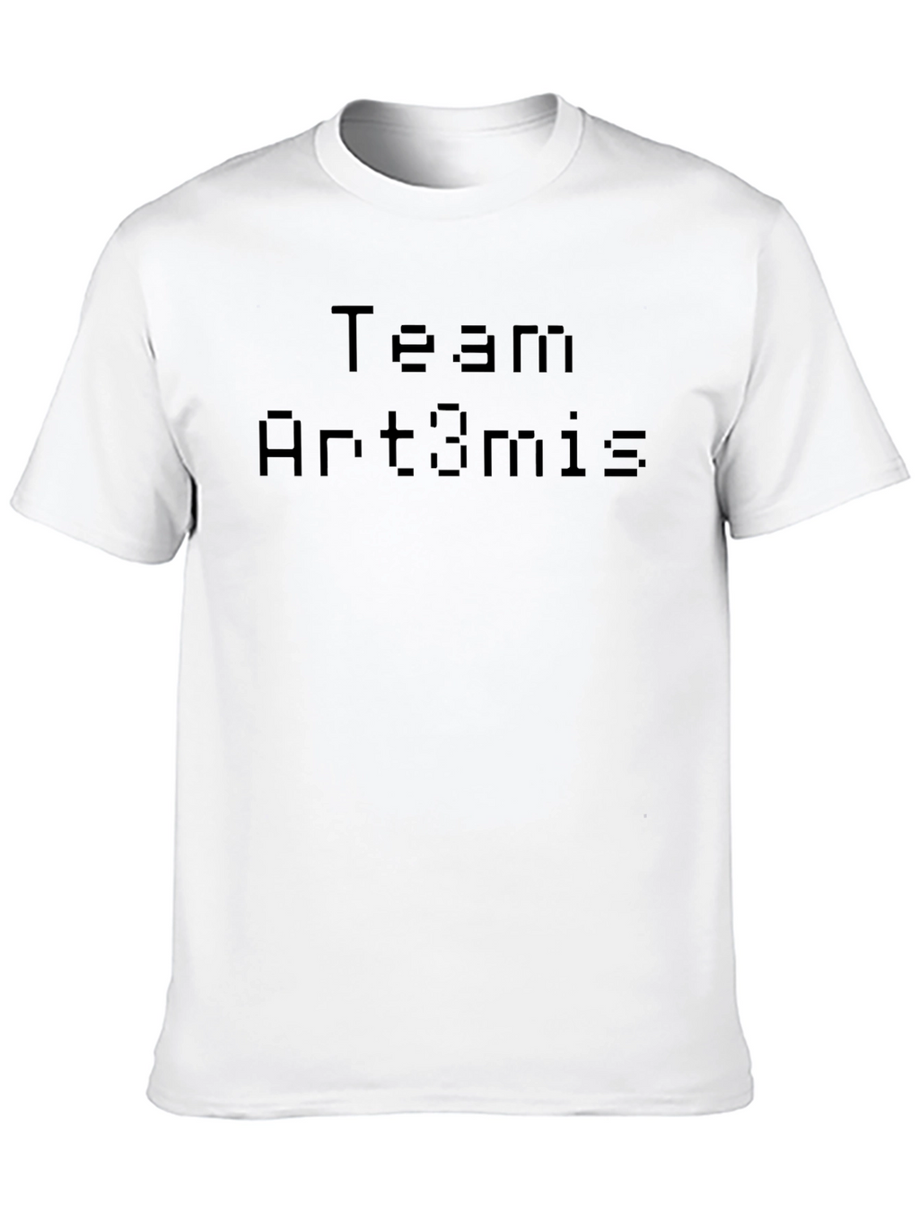 Team Artemis Black Crew Neck T-Shirt
