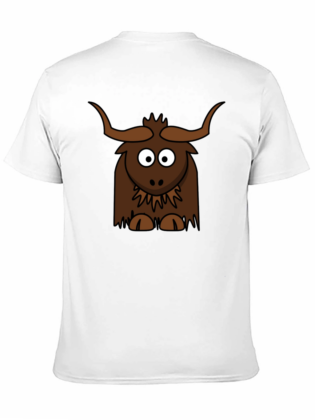 Cartoon Yak Graphic Tee - Fun & Unique!