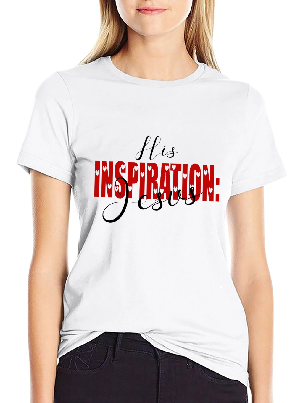 His Inspiration Jesus Graphic Tee