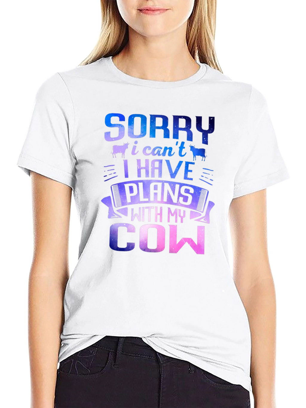 Sorry I Have Plans With My Cow T-Shirt