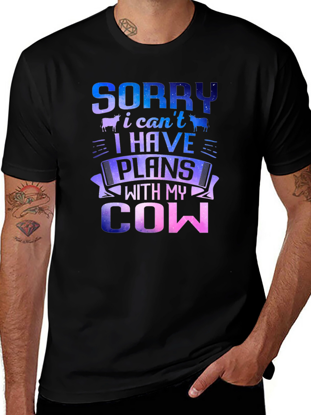 Sorry I Have Plans With My Cow T-Shirt