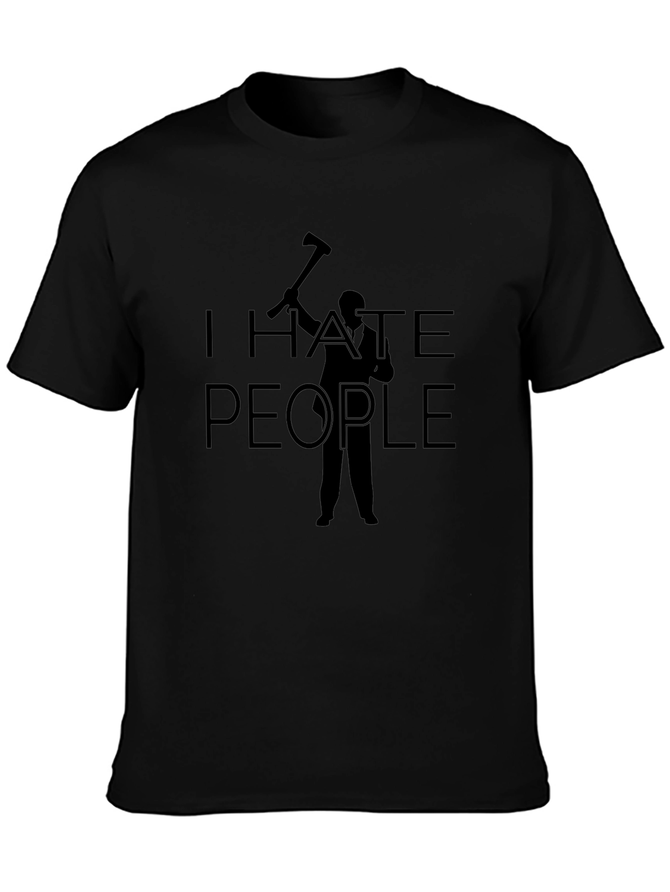I Hate People T-Shirt - Axe Graphic Tee