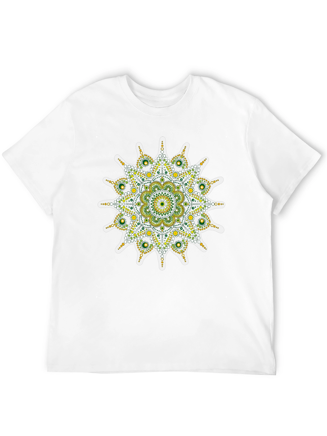 Mandala Graphic Print Black T-Shirt