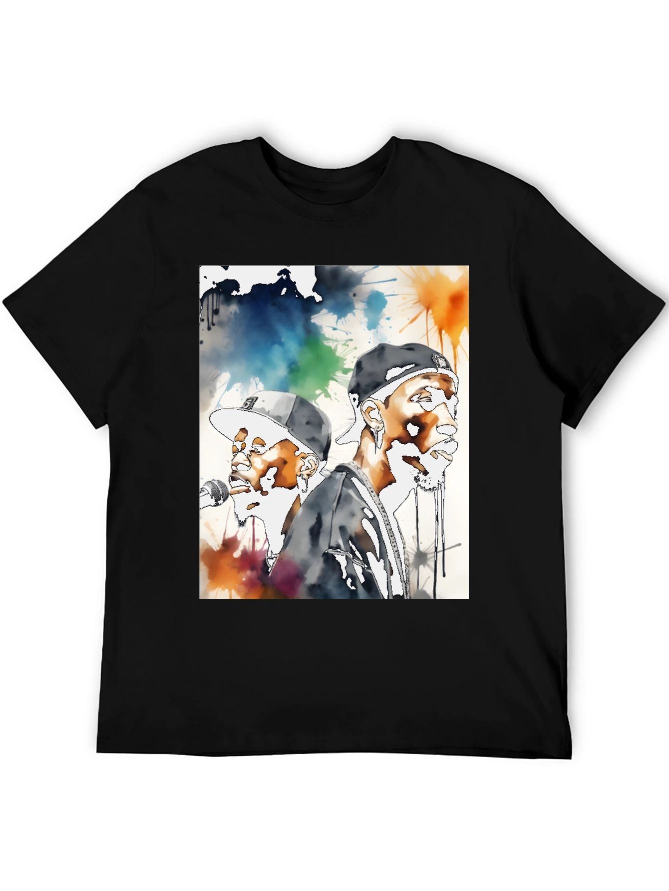 Hip Hop Watercolor T-Shirt