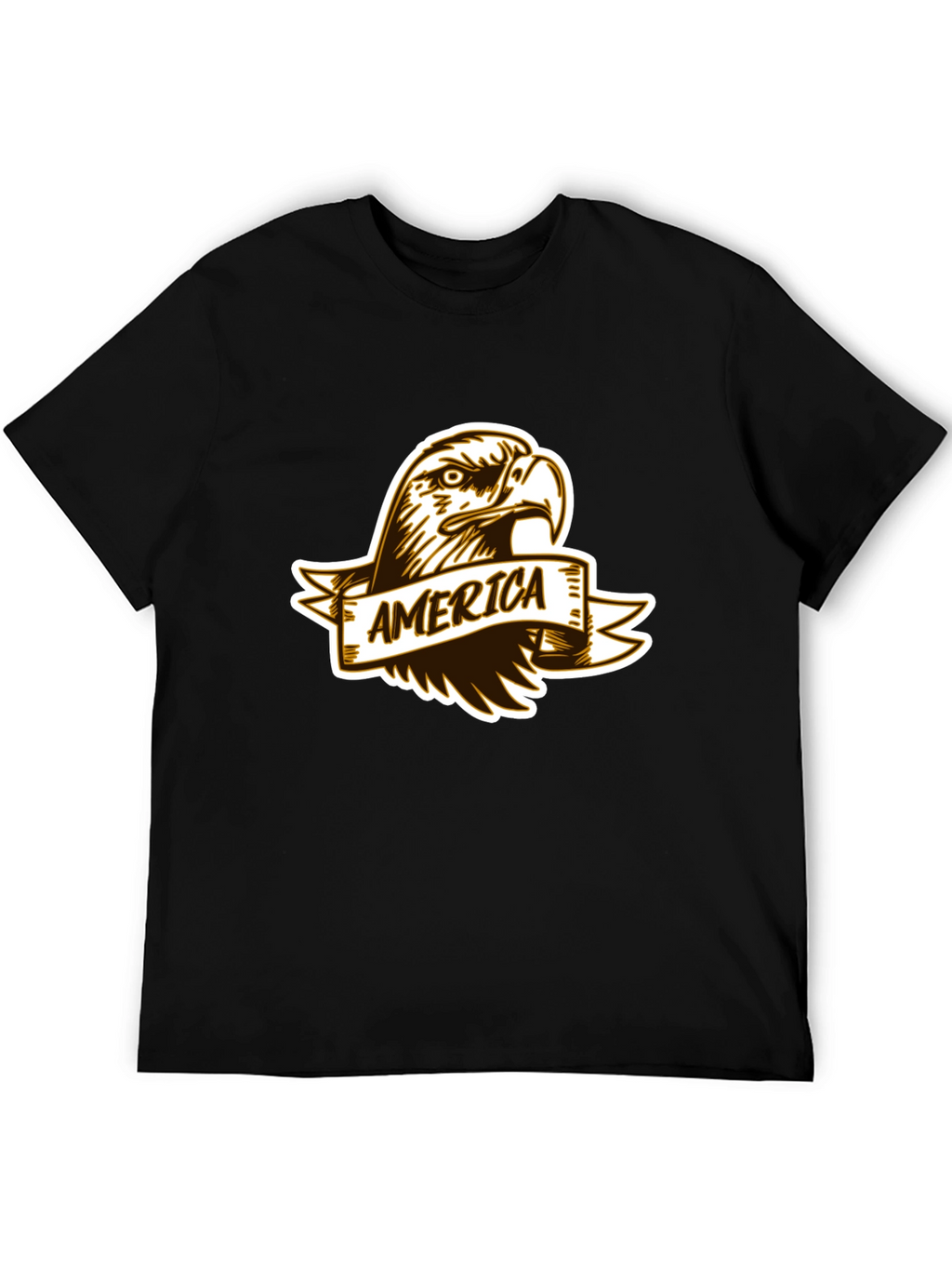 America Eagle Black T-Shirt
