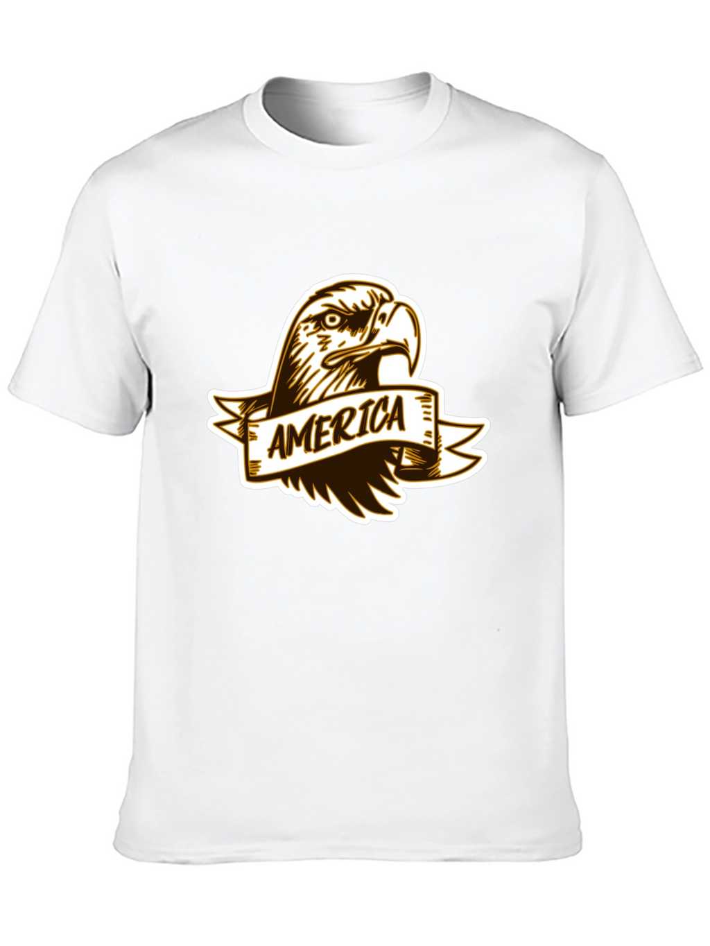 America Eagle Black T-Shirt