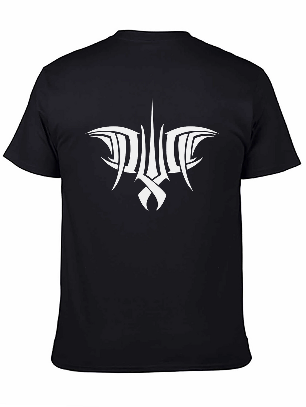 Tribal Design Black T-Shirt
