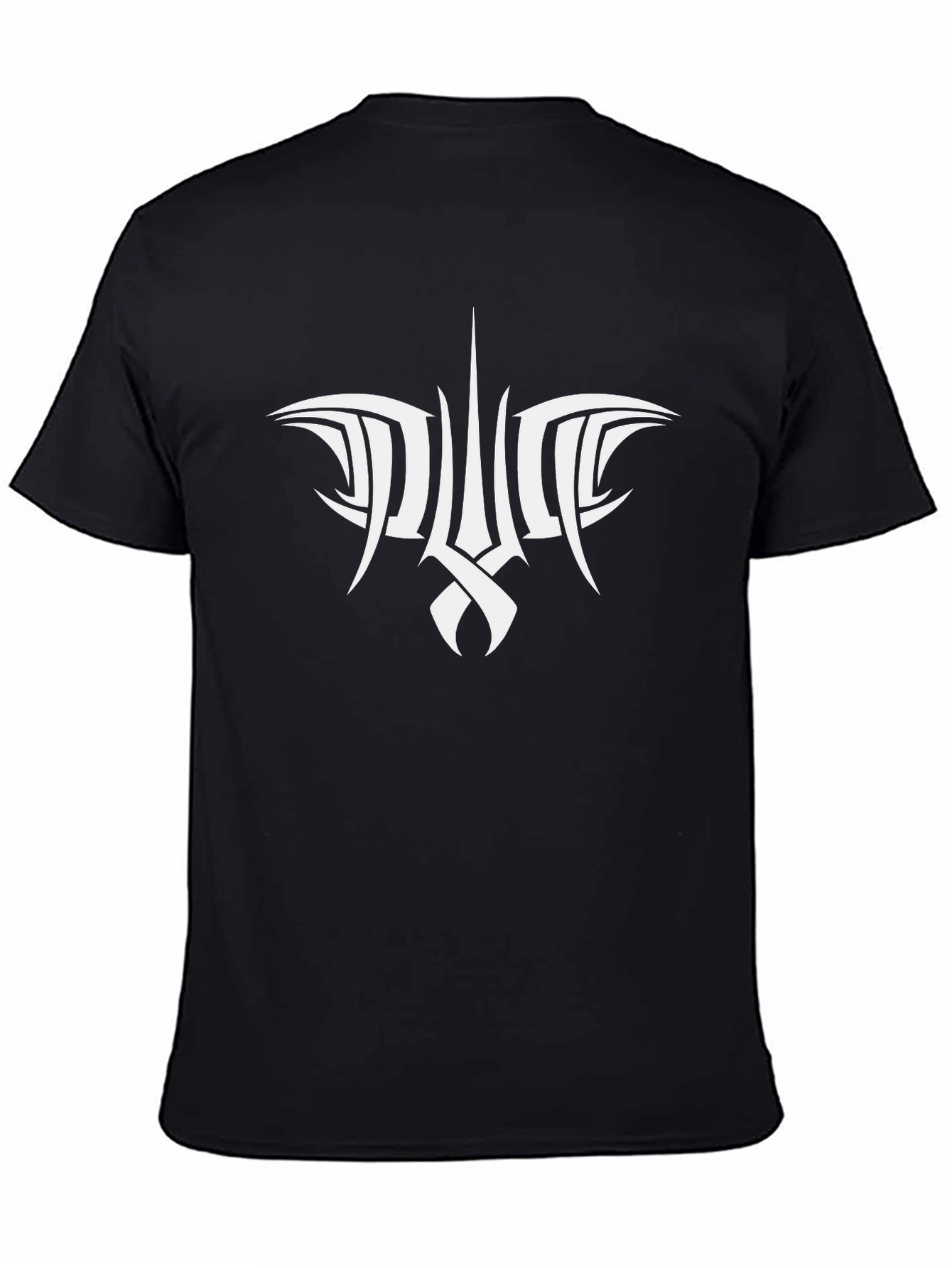 Tribal Design Black T-Shirt