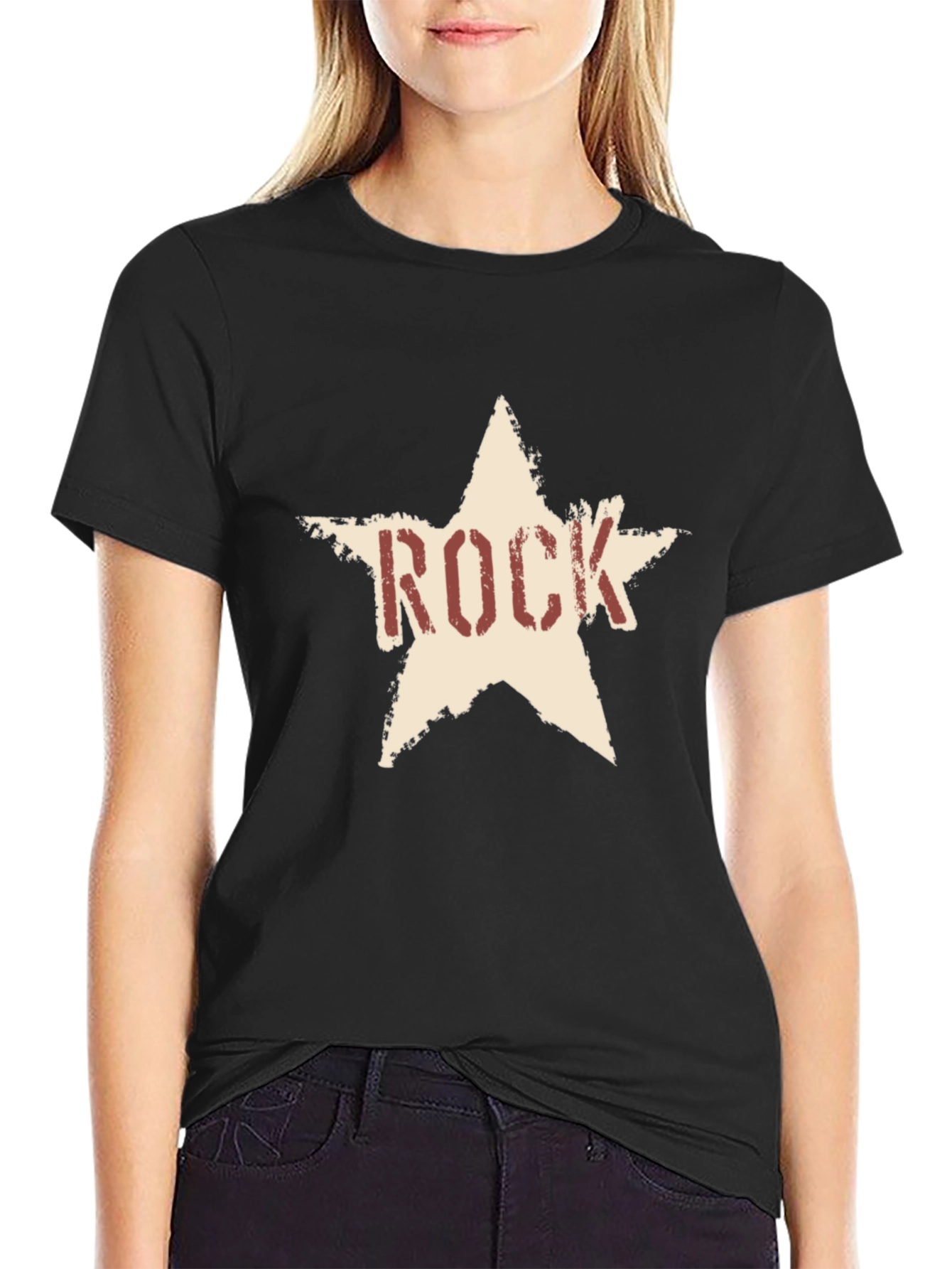 Rock Star Graphic Tee - Vintage Style