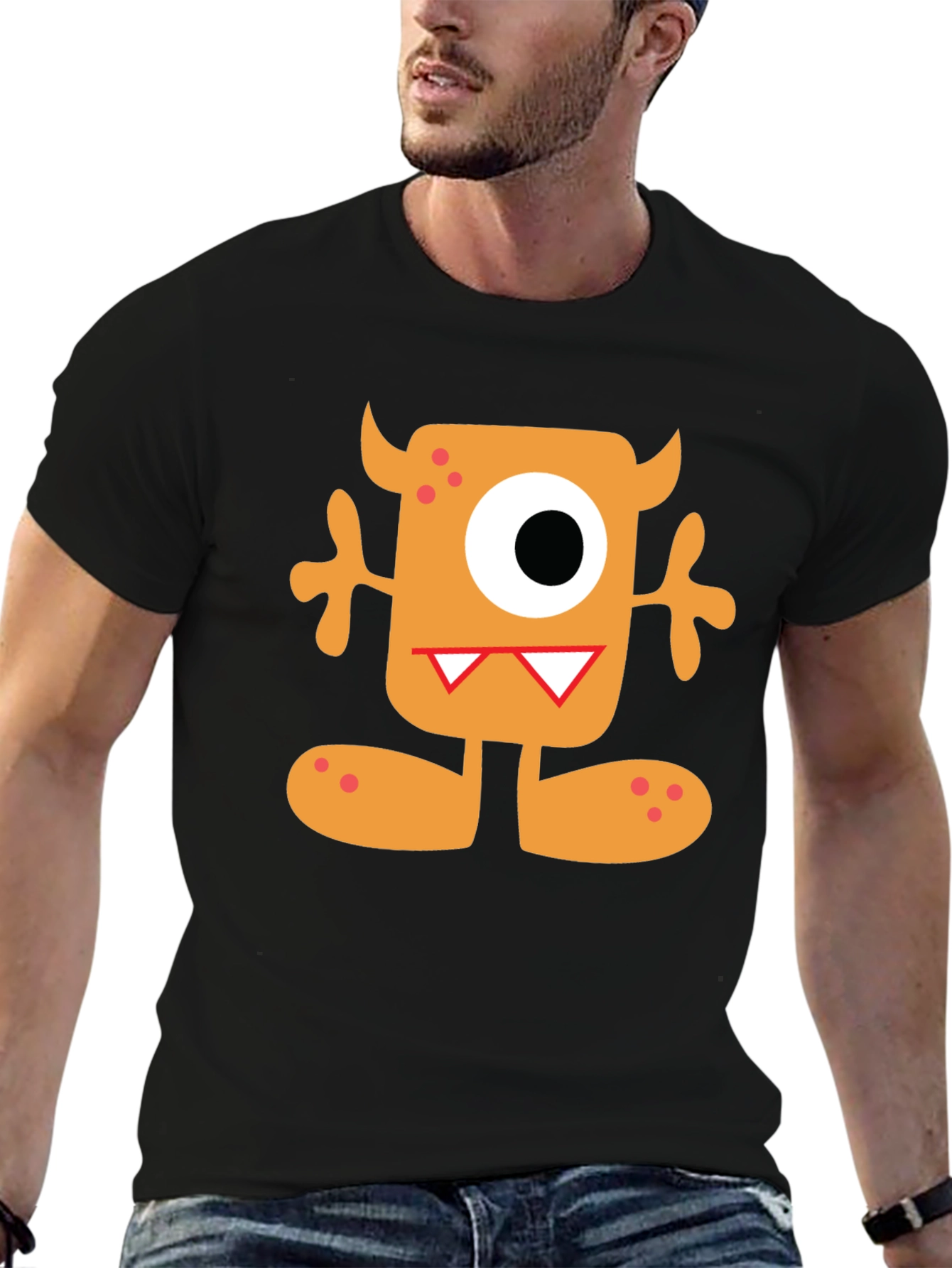 Monster Graphic Tee - Fun Cartoon Character Shirt