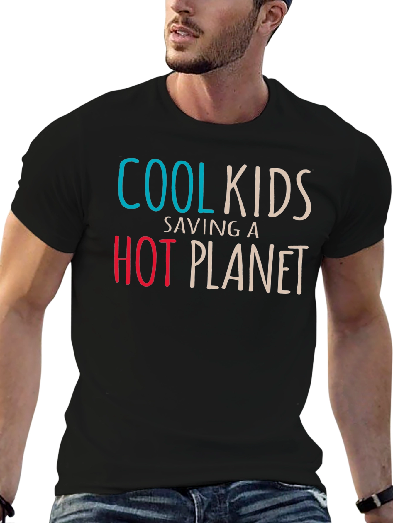 Cool Kids Saving a Hot Planet Graphic Tee