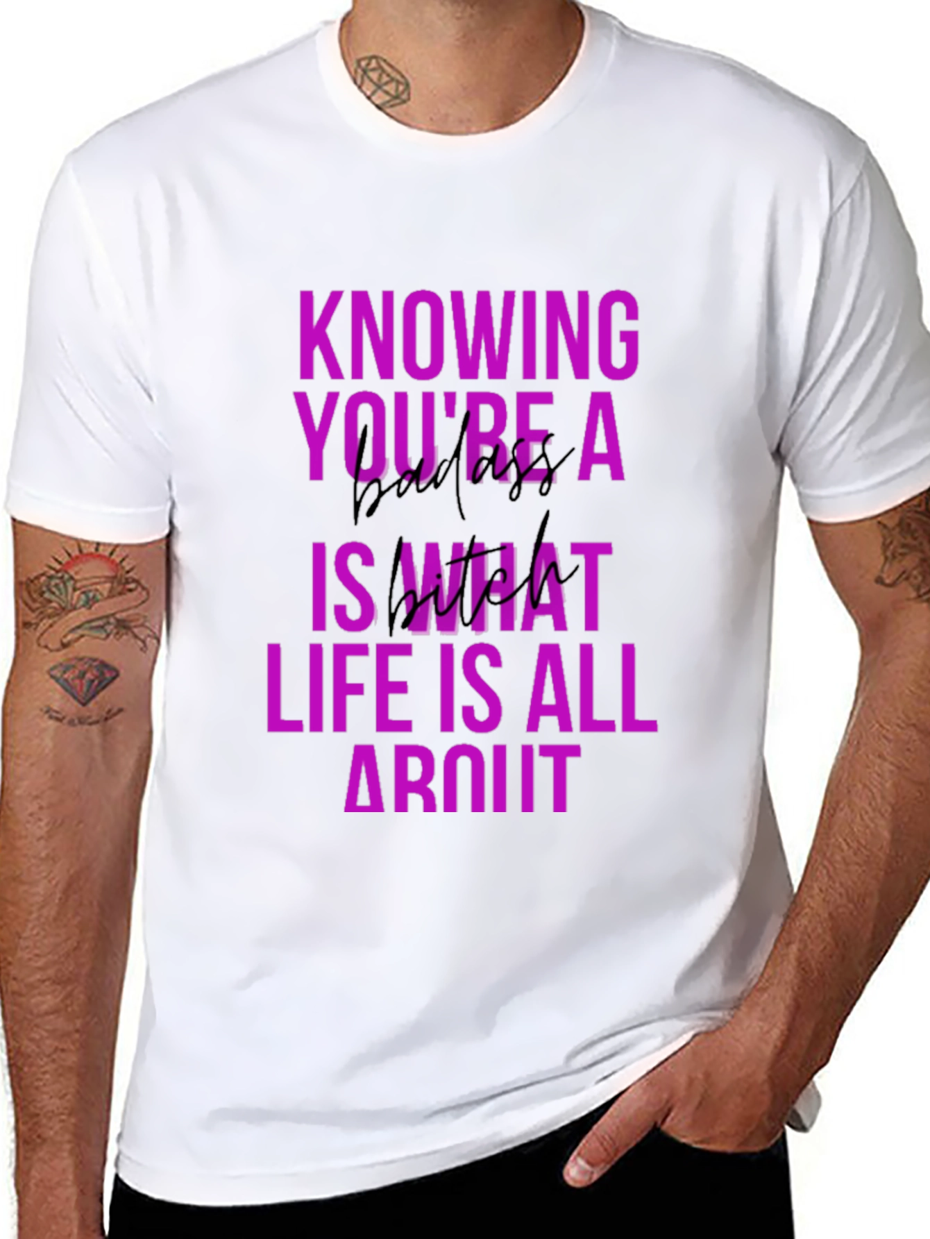 Knowing Youre a Badass T-Shirt