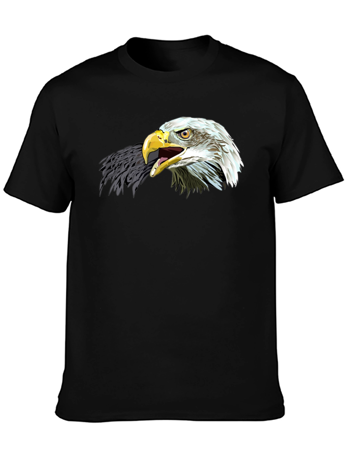 Eagle Graphic Tee - Patriotic Black T-Shirt