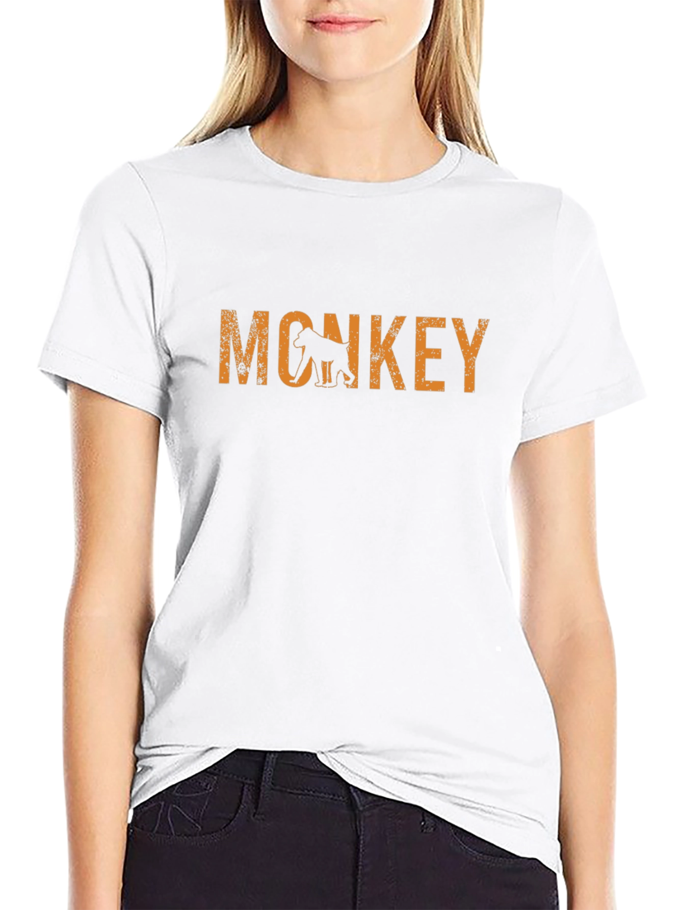 Monkey Graphic Print Mens T-Shirt