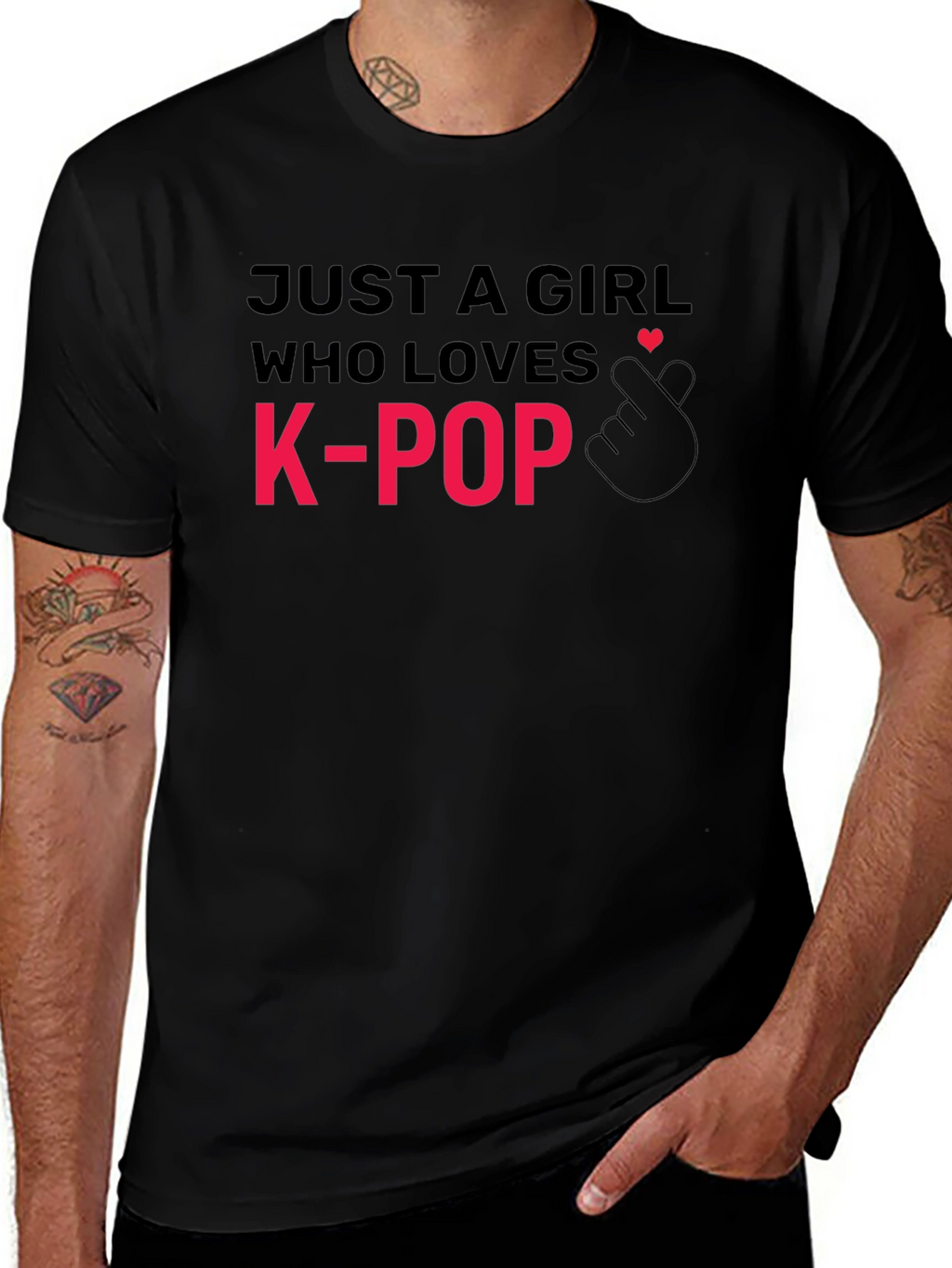 K-Pop Lover T-Shirt: Just A Girl Who Loves K-Pop