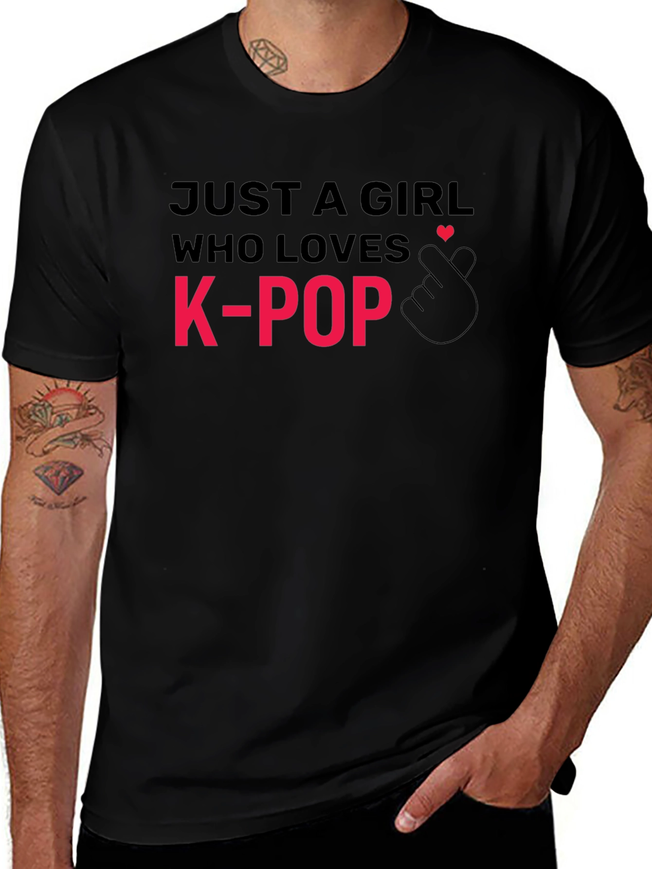 K-Pop Lover T-Shirt: Just A Girl Who Loves K-Pop