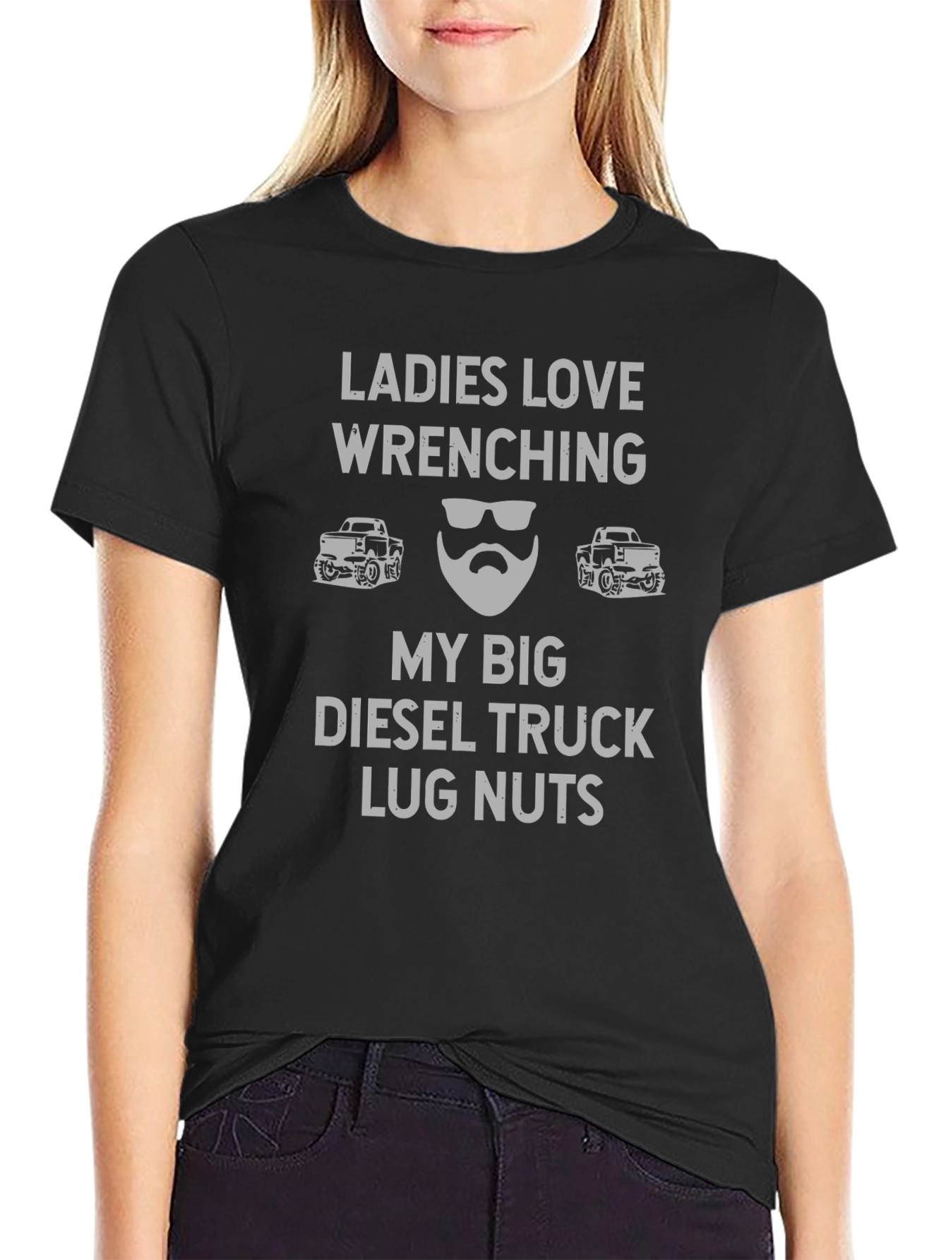 Ladies Love Wrenching Diesel Truck T-Shirt