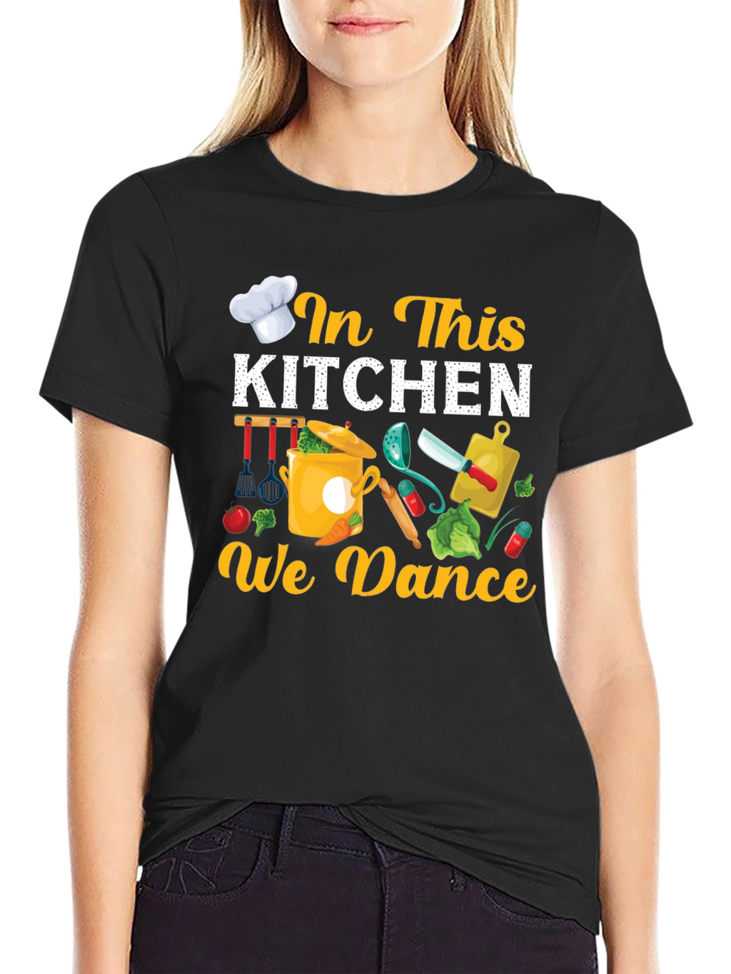 In This Kitchen We Dance Graphic T-Shirt