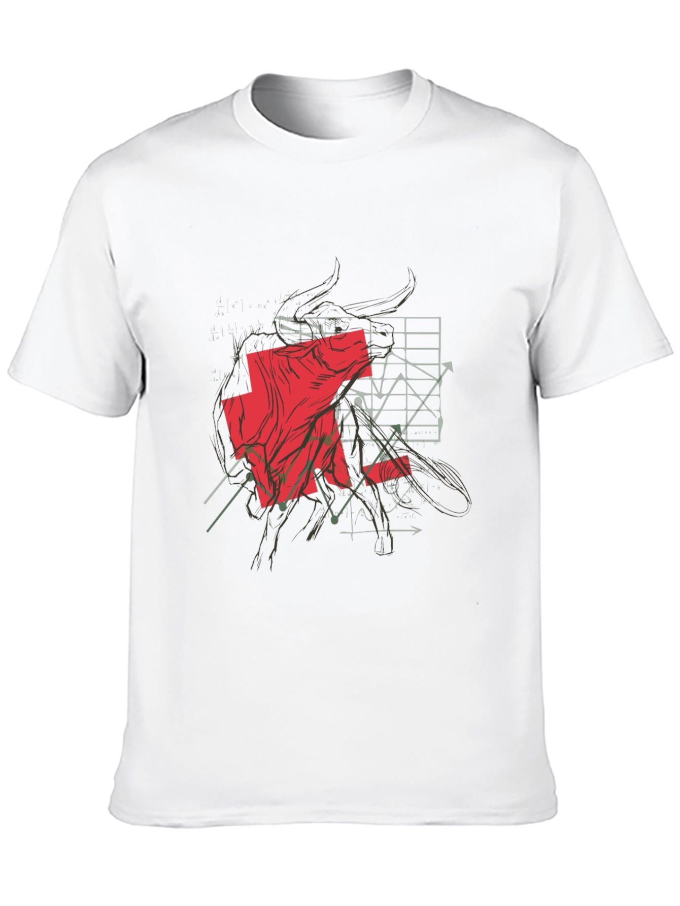 Bold Bull Market Graphic Tee - Black