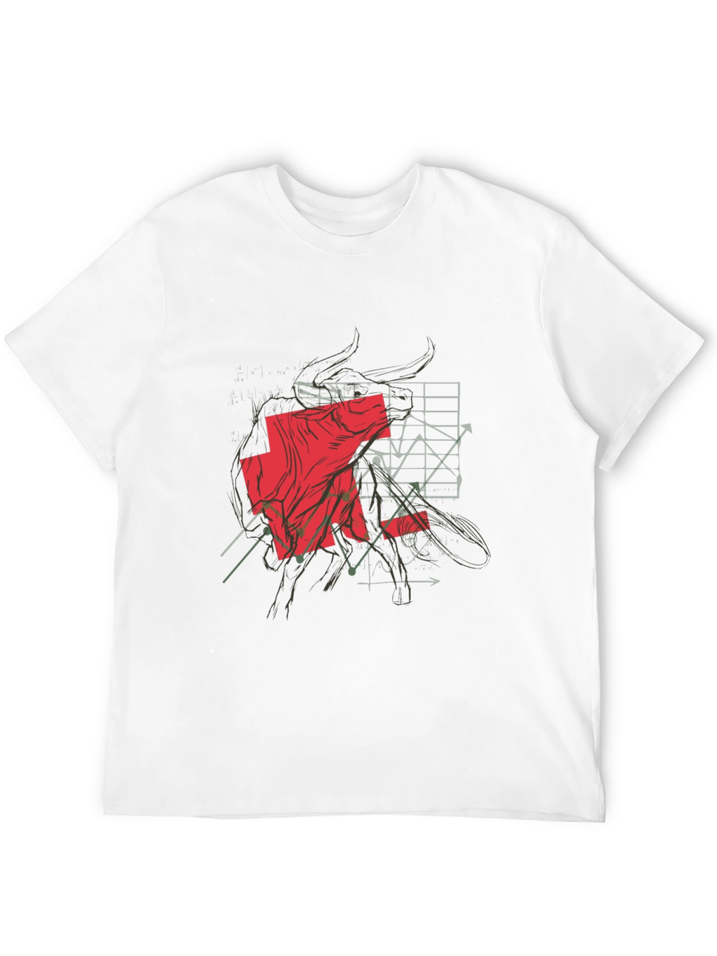 Bold Bull Market Graphic Tee - Black