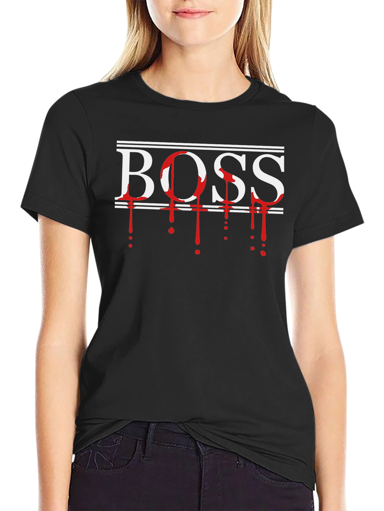 Bloody Boss Graphic Tee - Black