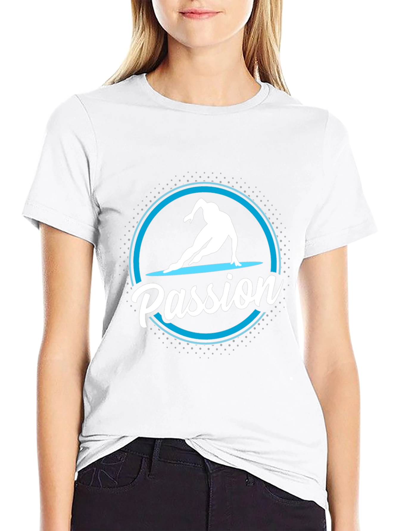 Passion Speed Skating Graphic T-Shirt