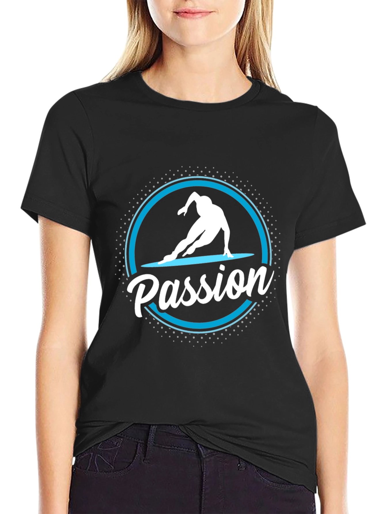 Passion Speed Skating Graphic T-Shirt