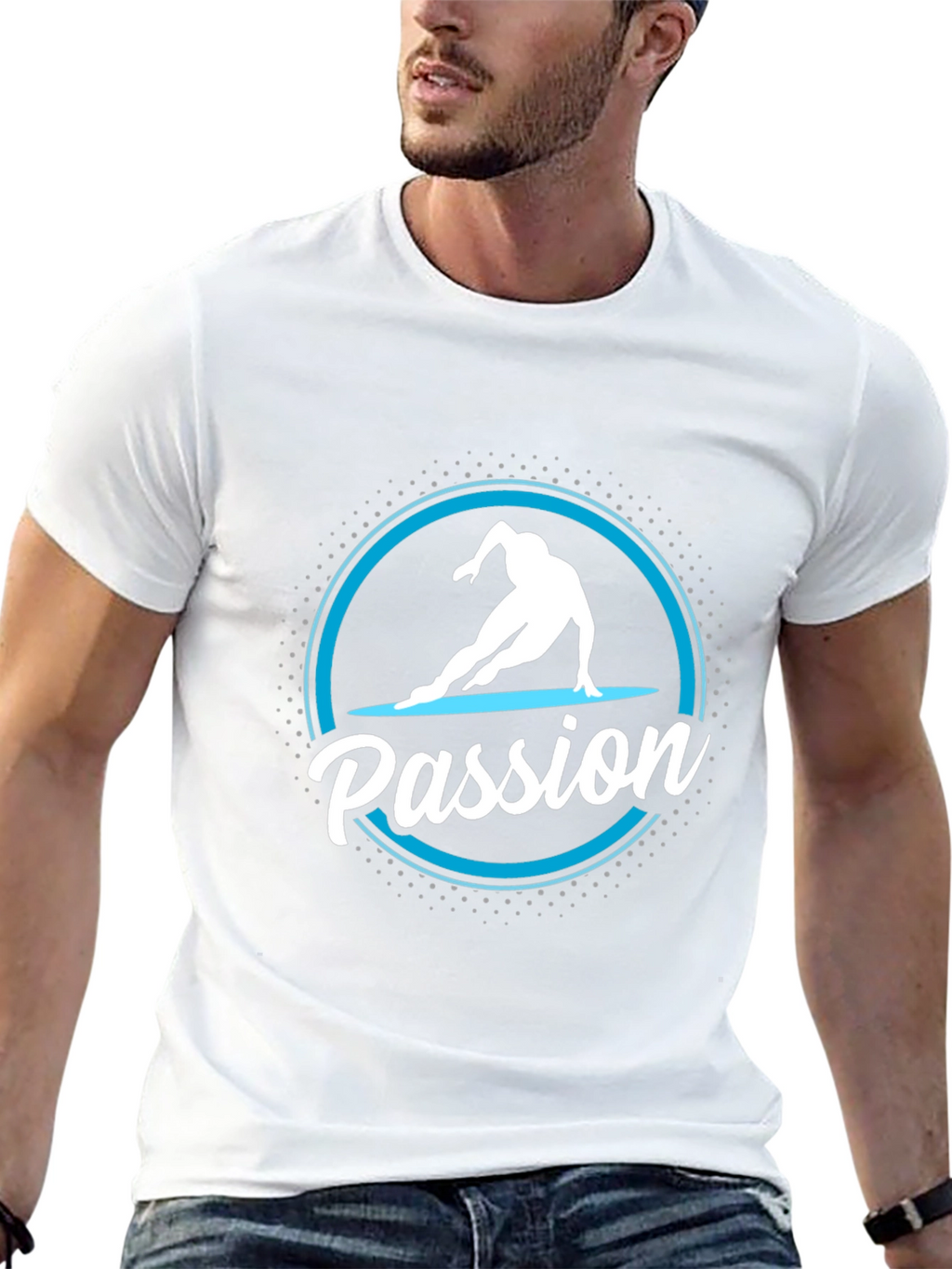 Passion Speed Skating Graphic T-Shirt
