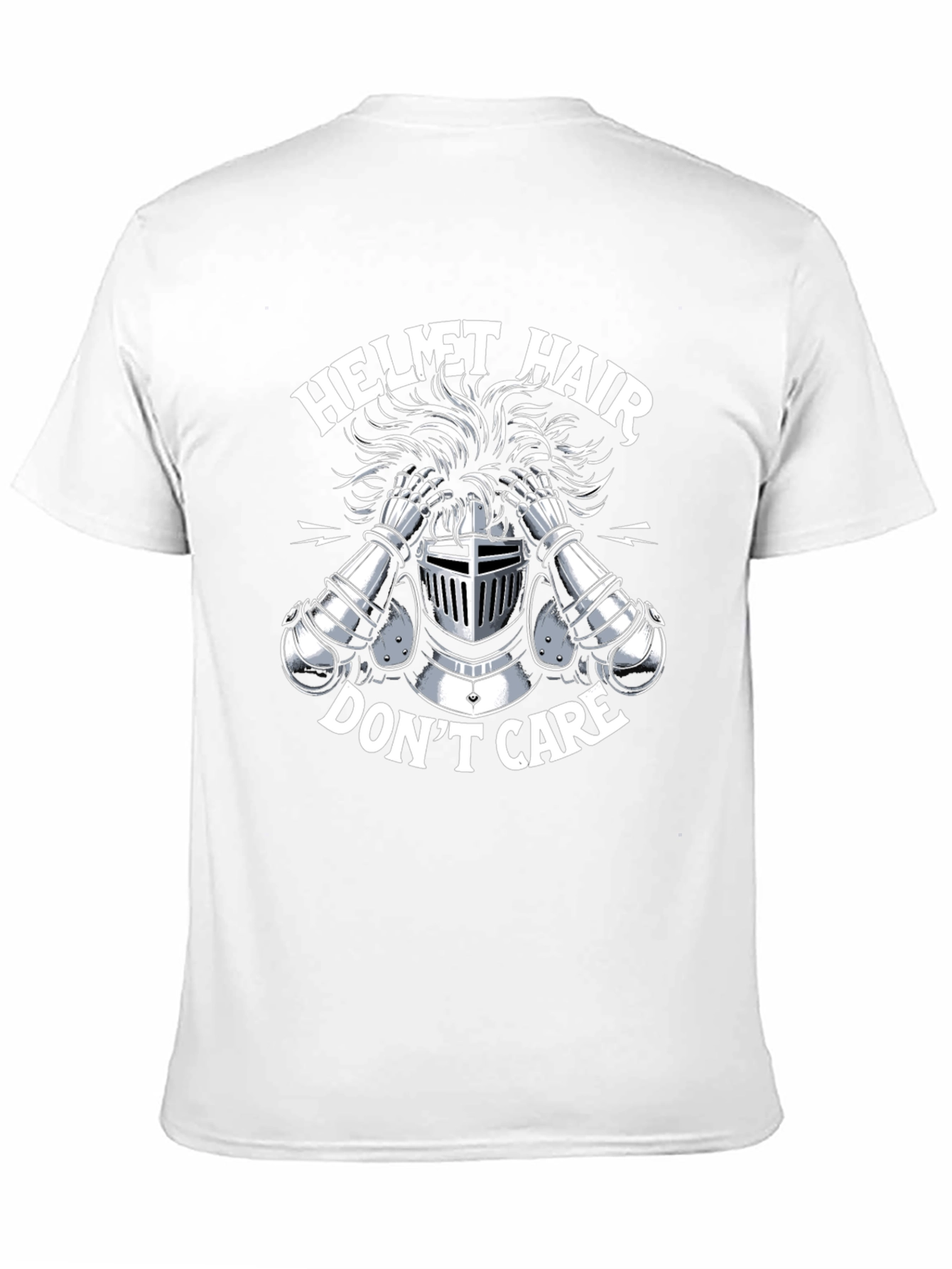 Helmet Hair Dont Care Tee