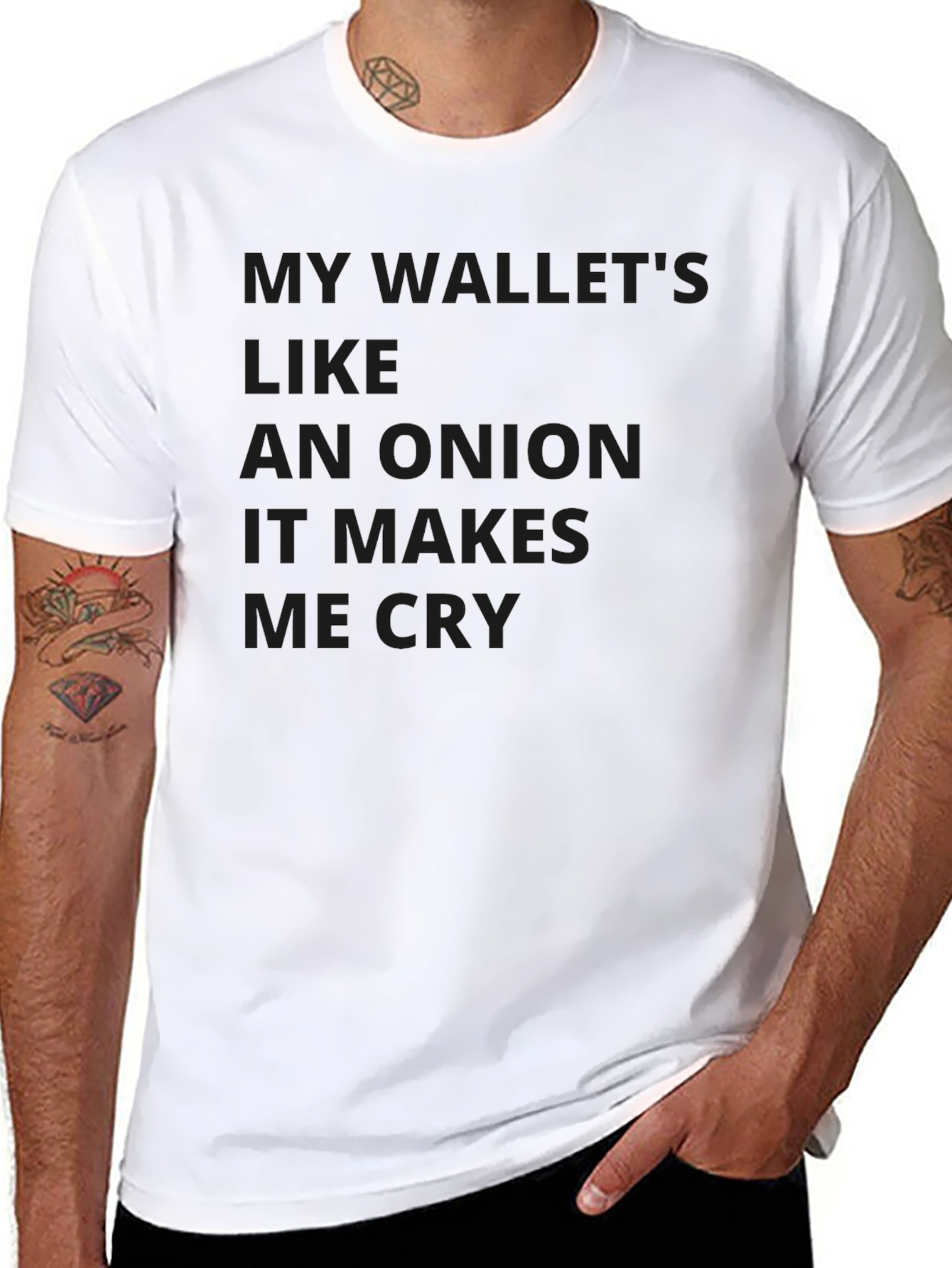 Onion Wallet Humor Graphic T-Shirt