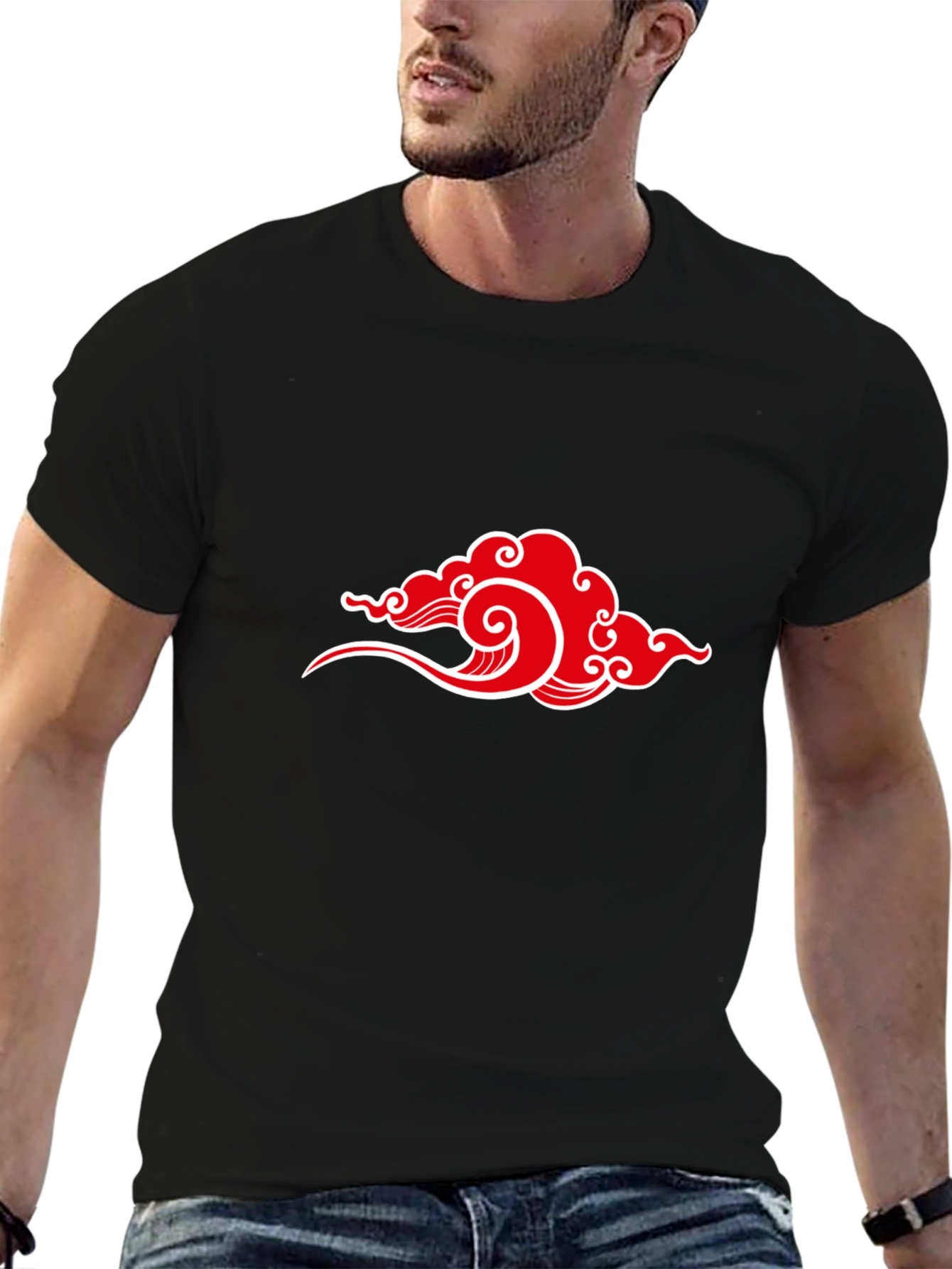 Akatsuki Cloud Graphic T-Shirt - Anime Inspired Style