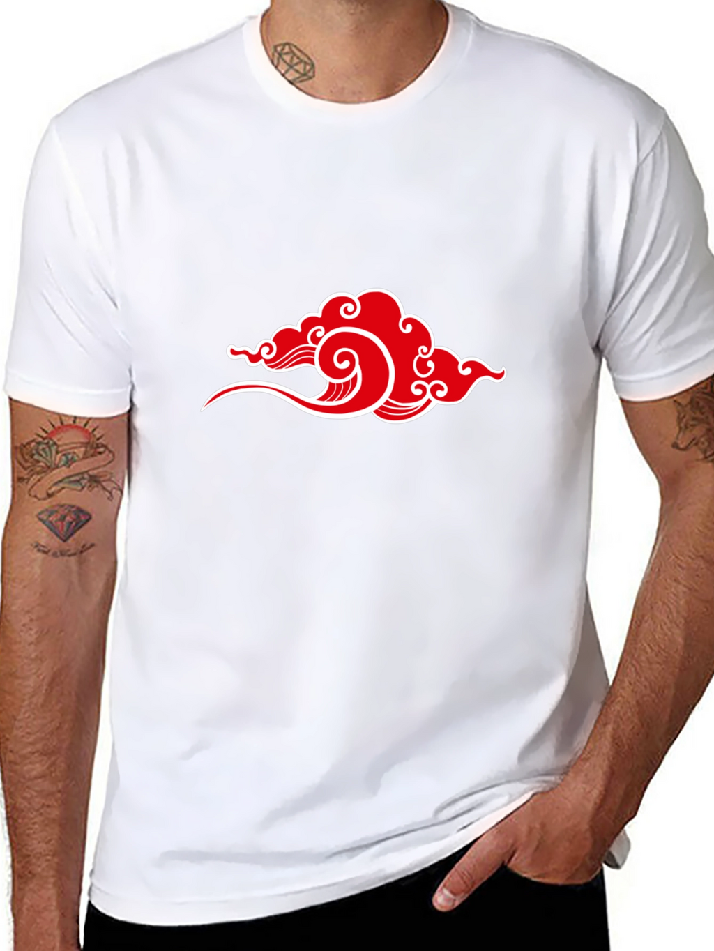 Akatsuki Cloud Graphic T-Shirt - Anime Inspired Style