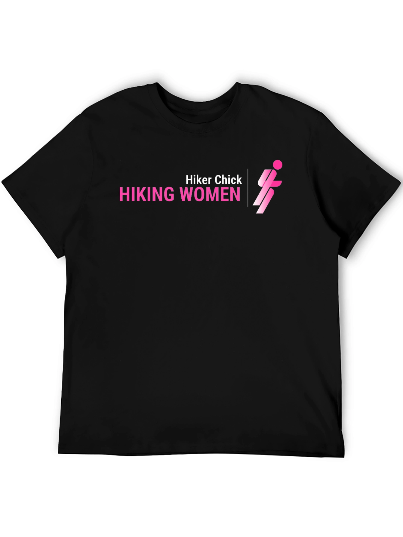 Hiker Chick Hiking Women Black Graphic Tee