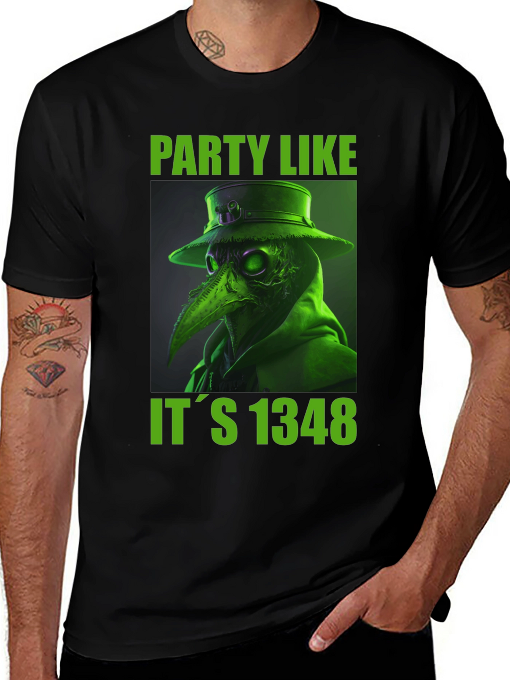 Party Like Its 1348 Plague Doctor T-Shirt