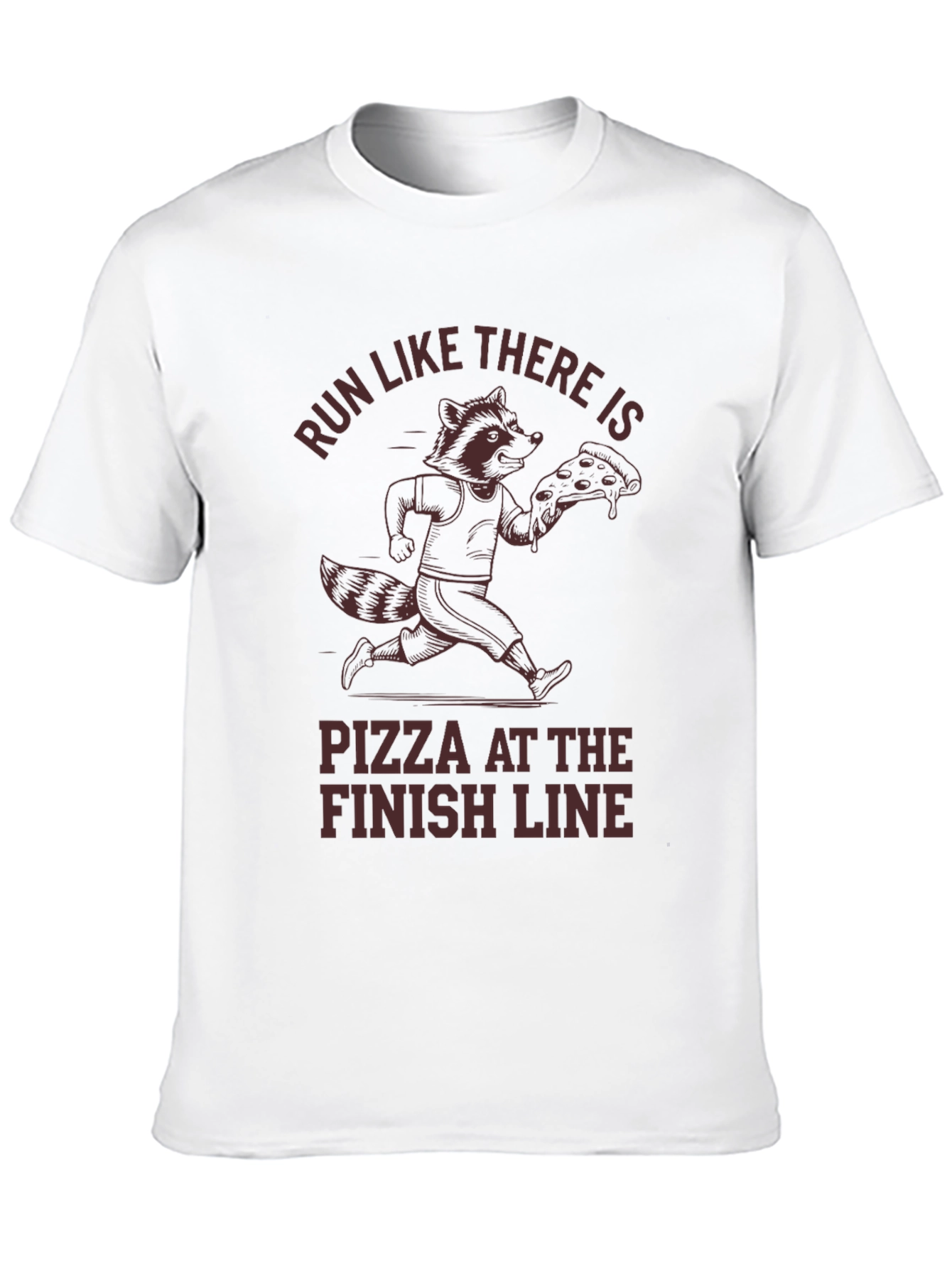 Run for Pizza Graphic T-Shirt